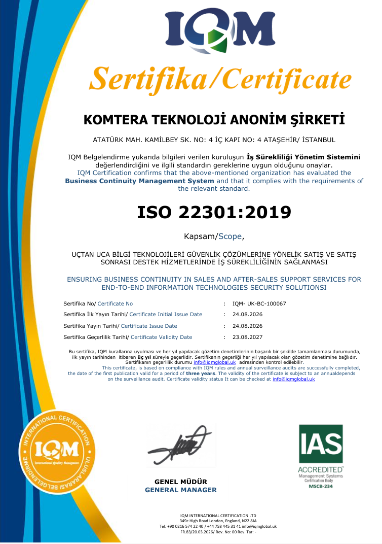 ISO 22301:2019
