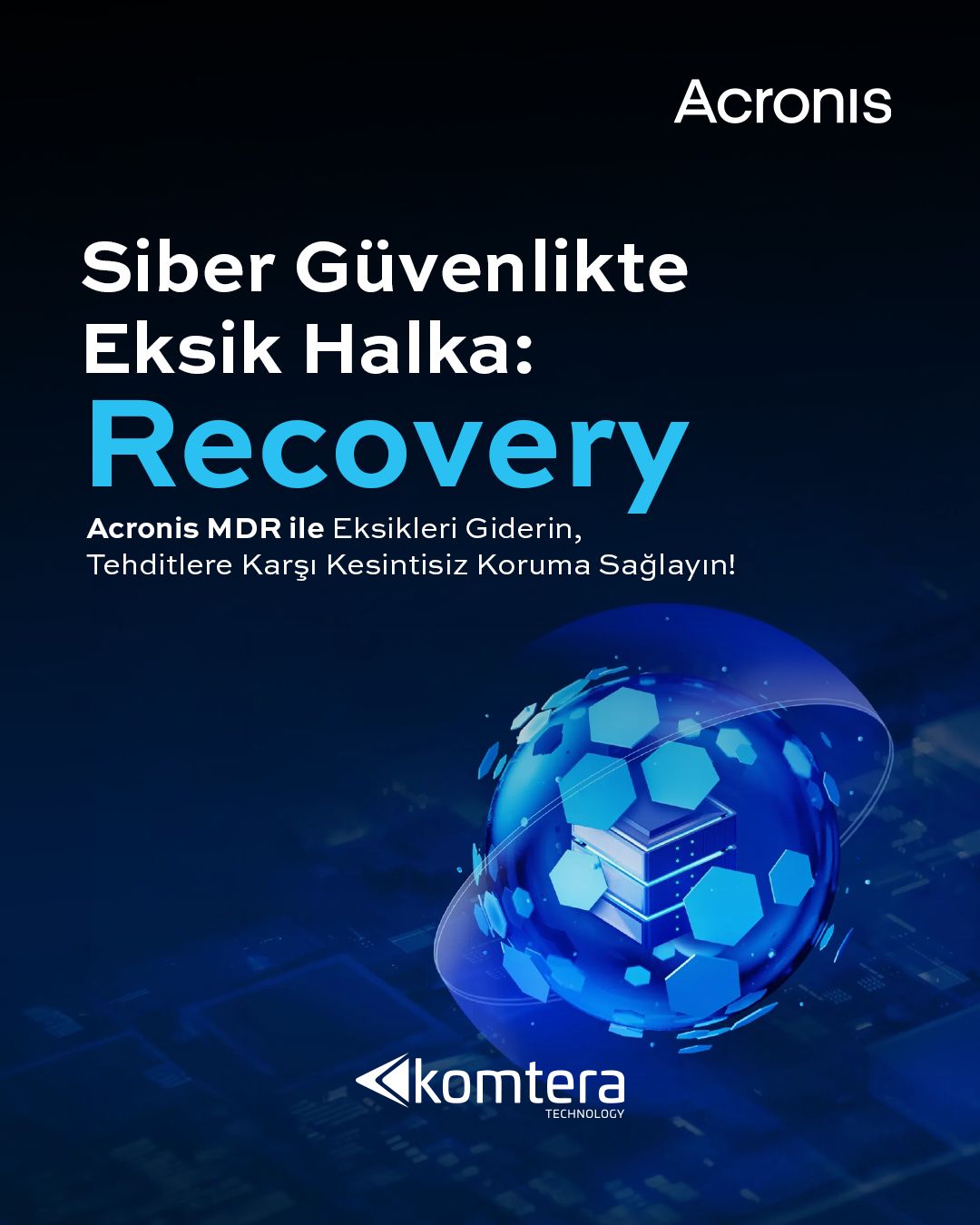 The Missing Link in Cybersecurity with Acronis MDR: Recovery